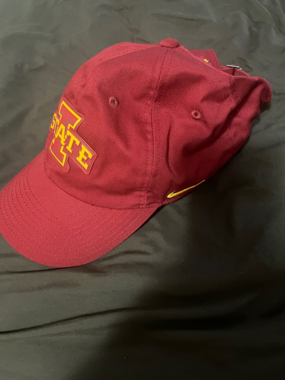Nike Maroon Cap with Yellow Logo